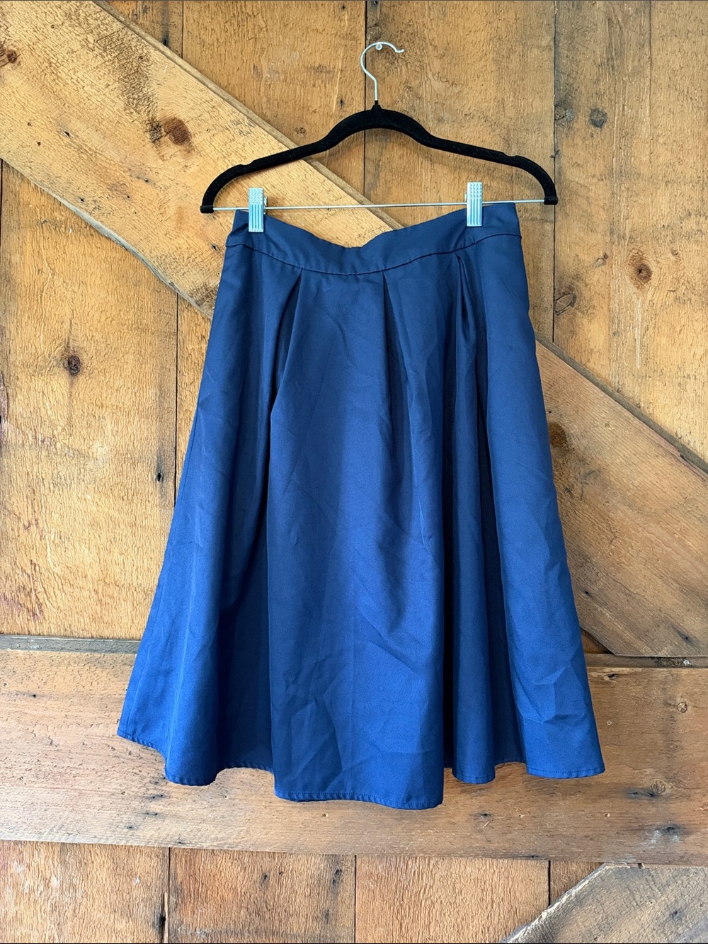 Women's Classic Navy Circle Skirt